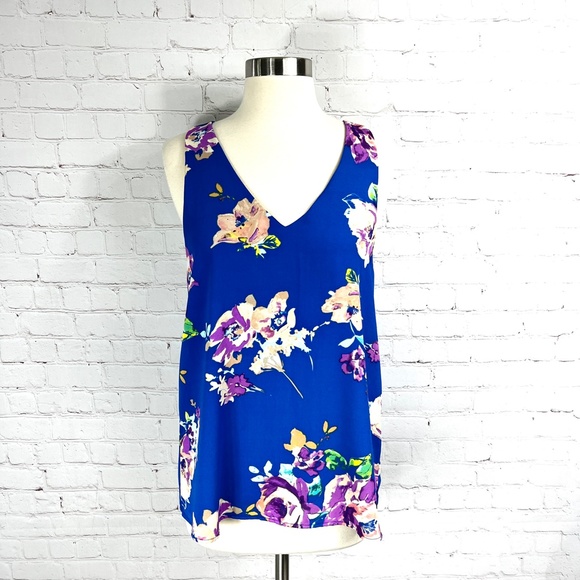 🏷️•|•EVERLY•| Pretty Anthro Floral Sleeveless Top ⏳ - Picture 4 of 12